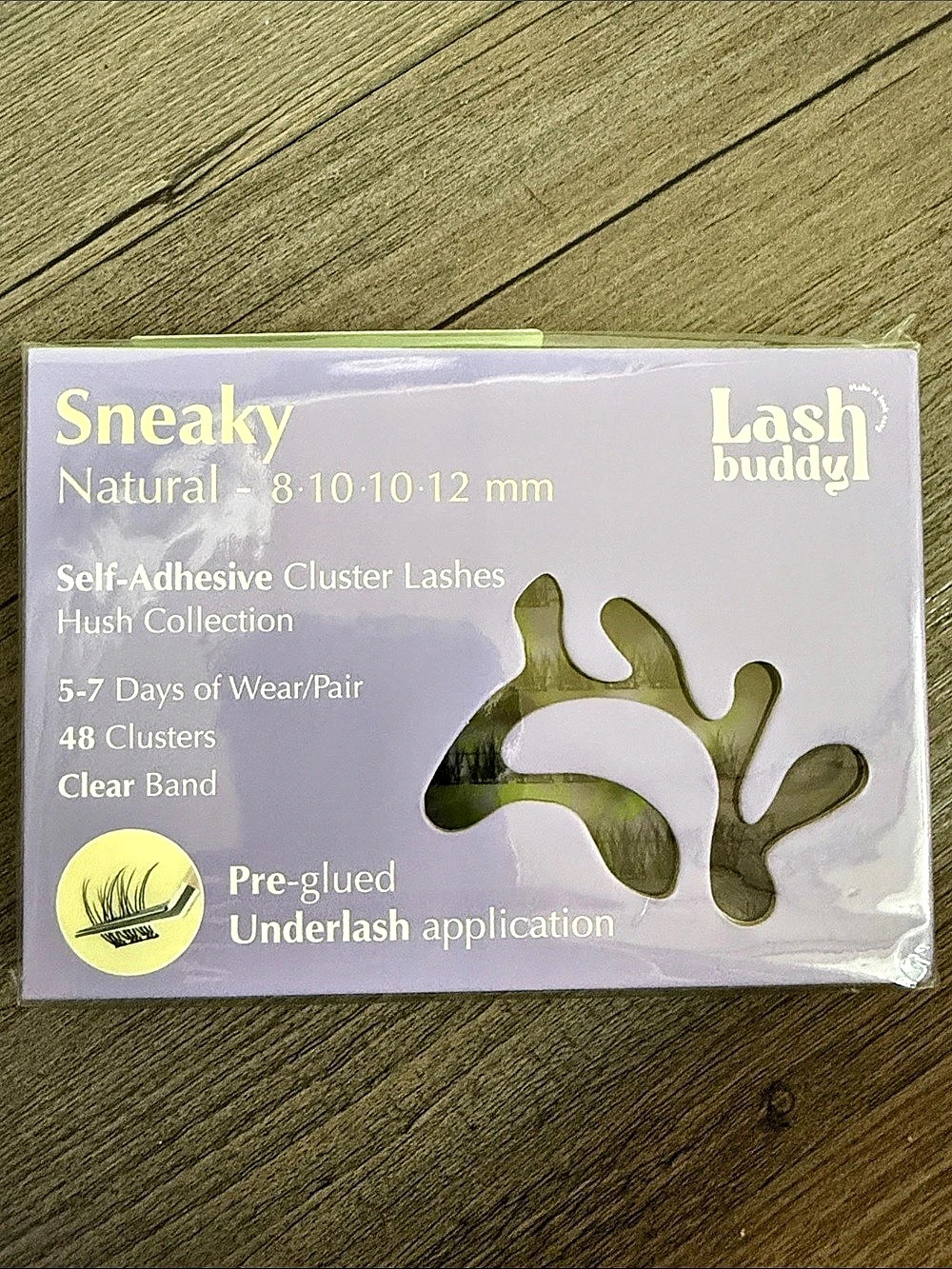 Lash buddy “Sneaky” Natural Self-Adhesive Cluster Lashes Black